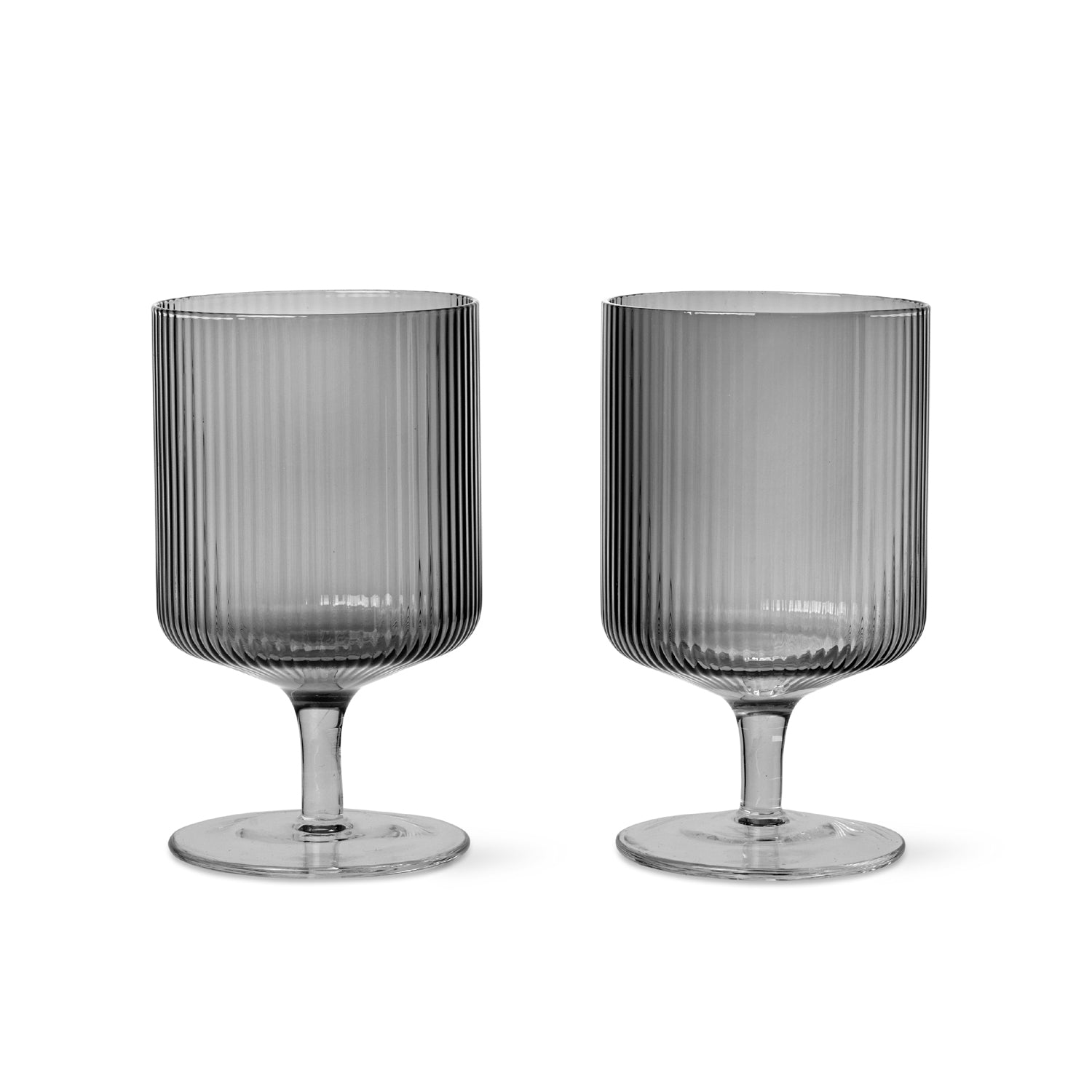 Ferm Living Ripple Wine Glasses Set Of 2 Lamptwist