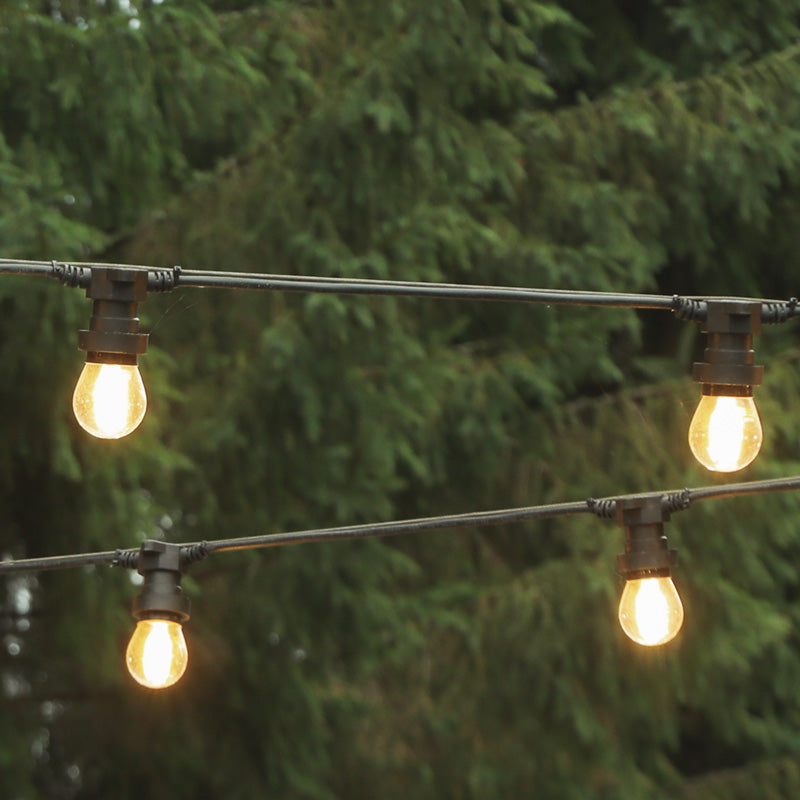 How to Hang String Lights Outdoors