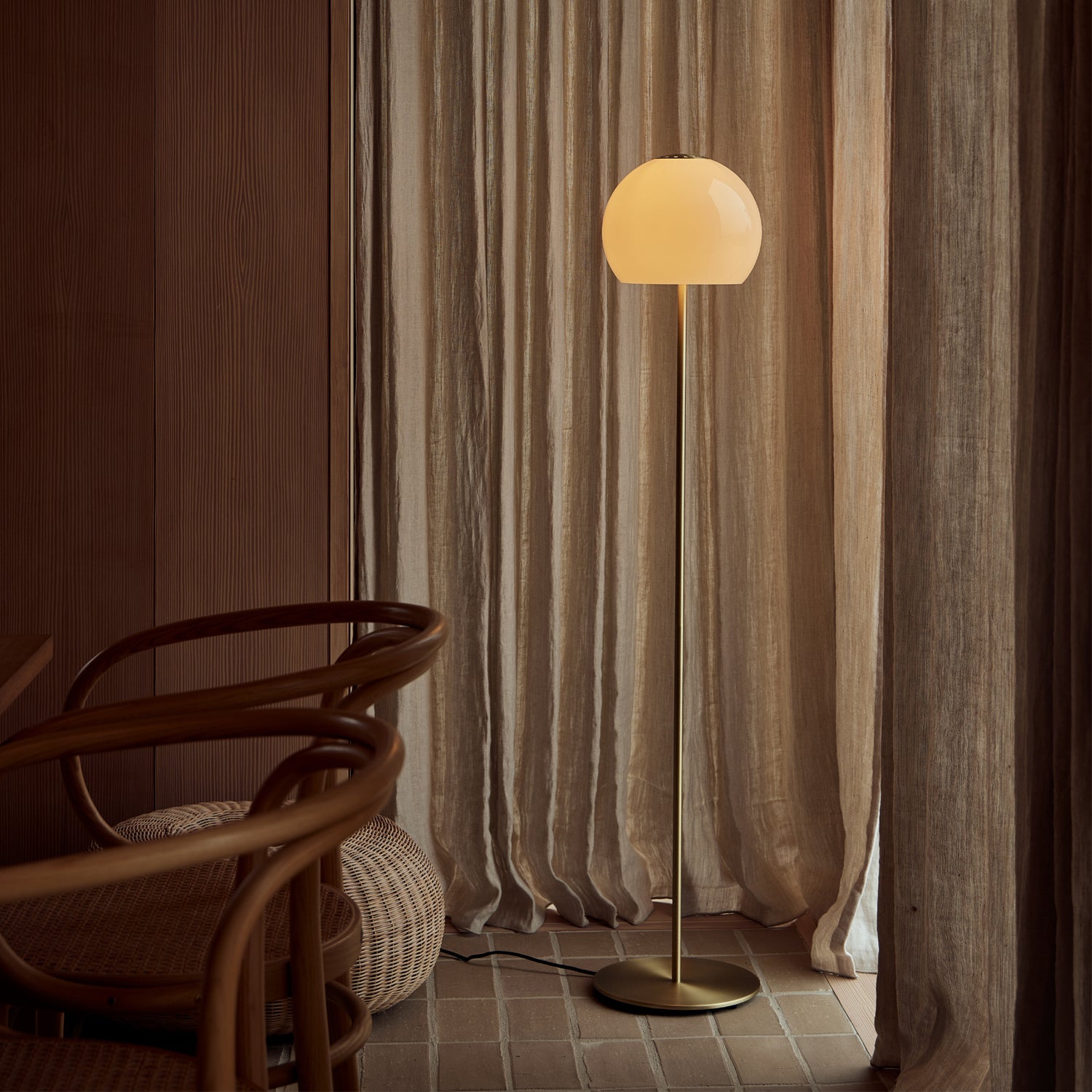 Frandsen Ball Glass Floor Lamp | LampTwist