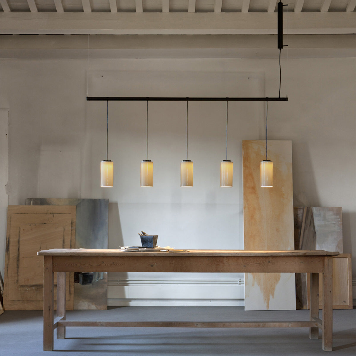 Santa & Cole Cirio Lineal Suspension 1 Module | LampTwist