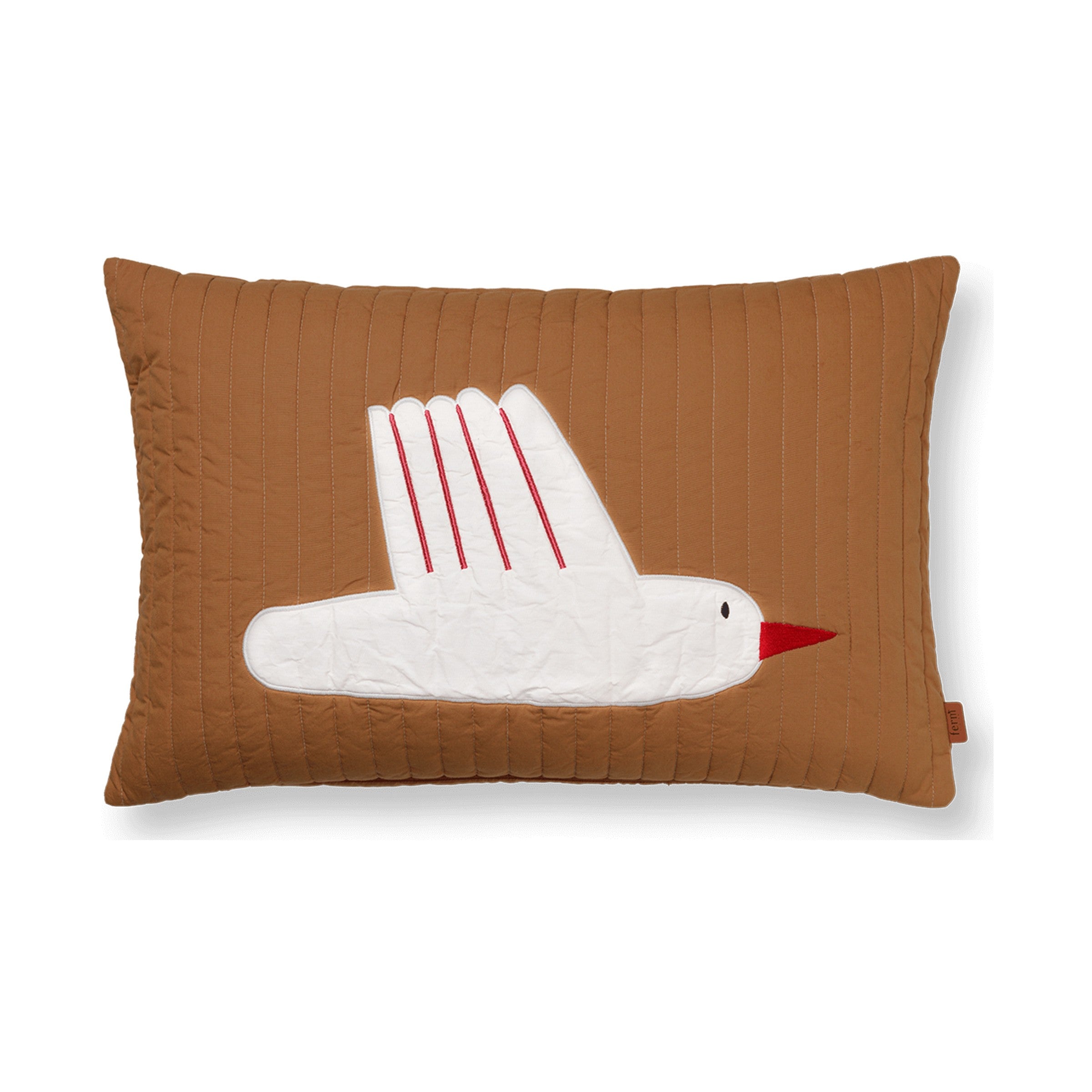 Ferm Living Bird Quilted Cushion Rectangular
